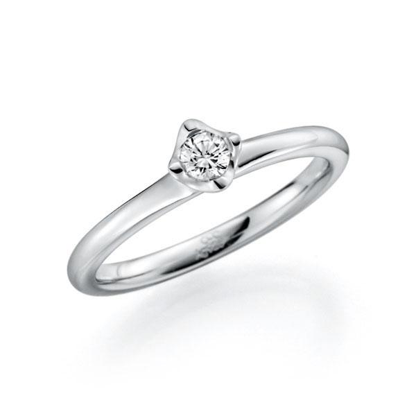 Verlobungsring in Weißgold 585 mit zus. 0,15 ct. Brillant tw, vs von acredo - A-10L6ME-W5-1TXE9Z Verlobungsring in Weißgold 585 mit zus. 0,15 ct. Brillant tw, vs von acredo - A-10L6ME-W5-1TXE9Z