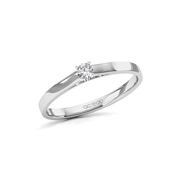 Verlobungsring in Weißgold 585 mit zus. 0,17 ct. Brillant tw, si von acredo - A-11LC54-WW5-1TVPQ6Z Verlobungsring in Weißgold 585 mit zus. 0,17 ct. Brillant tw, si von acredo - A-11LC54-WW5-1TVPQ6Z