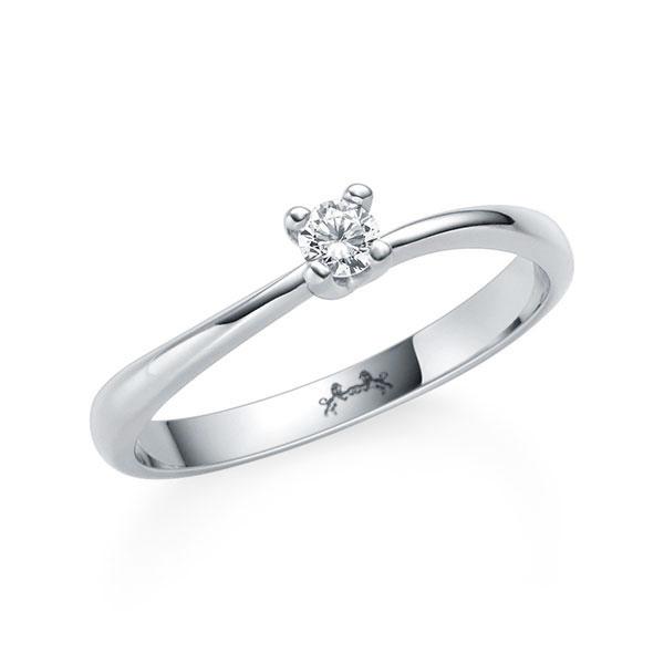 Verlobungsring in Weißgold 585 mit zus. 0,1 ct. Brillant tw, si von Steinberg - C-329ER-W5-1TT9CZ Verlobungsring in Weißgold 585 mit zus. 0,1 ct. Brillant tw, si von Steinberg - C-329ER-W5-1TT9CZ
