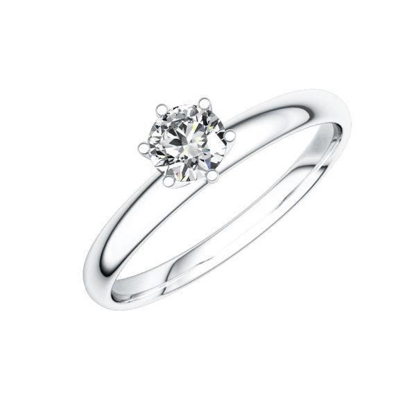 Verlobungsring in Weißgold 585 mit zus. 0,25 ct. Brillant tw, si von 123GOLD - E-PWN61-W5-1TMYIZ Verlobungsring in Weißgold 585 mit zus. 0,25 ct. Brillant tw, si von 123GOLD - E-PWN61-W5-1TMYIZ