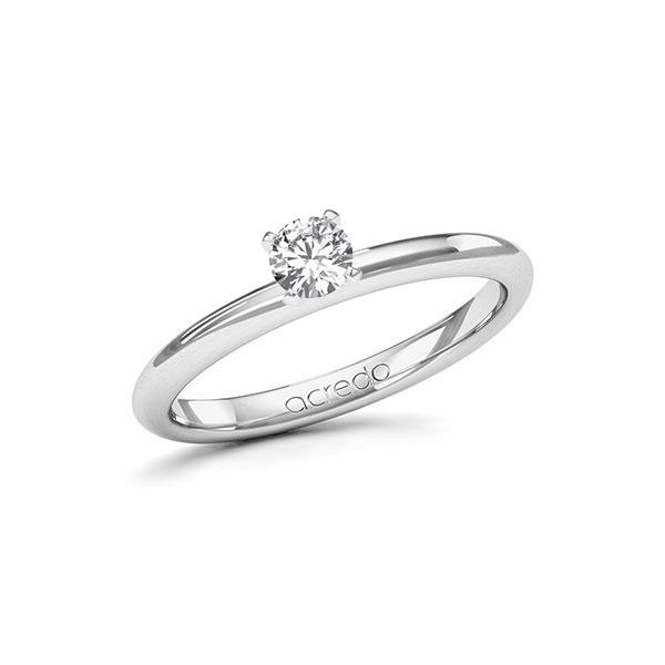 Verlobungsring in Weissgold 585 mit zus. 0,25 ct. Brillant tw, si von acredo - A-115I6X-WW5-1R0VC2Z Verlobungsring in Weissgold 585 mit zus. 0,25 ct. Brillant tw, si von acredo - A-115I6X-WW5-1R0VC2Z