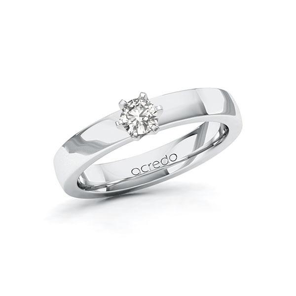 Verlobungsring in Weißgold 585 mit zus. 0,25 ct. tw, si von acredo - A-10DEZ5-WW5-1WWW9LZ Verlobungsring in Weißgold 585 mit zus. 0,25 ct. tw, si von acredo - A-10DEZ5-WW5-1WWW9LZ