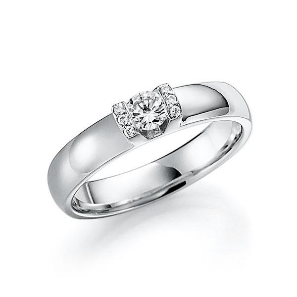 Verlobungsring in Weissgold 585 mit zus. 0,29 ct. Brillant tw, si von 123gold - E-FIT6G-W5-1PXTP3Z Verlobungsring in Weissgold 585 mit zus. 0,29 ct. Brillant tw, si von 123gold - E-FIT6G-W5-1PXTP3Z