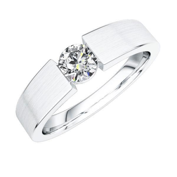Verlobungsring in Weißgold 585 mit zus. 0,2 ct. Brillant tw, si von 123gold - E-2TIWY-W5-1TNH8Z Verlobungsring in Weißgold 585 mit zus. 0,2 ct. Brillant tw, si von 123gold - E-2TIWY-W5-1TNH8Z