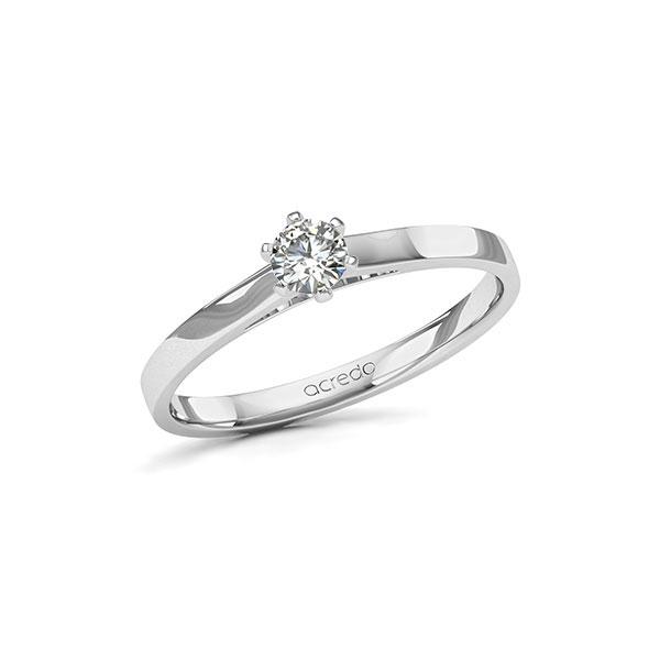 Verlobungsring in Weißgold 585 mit zus. 0,2 ct. Brillant tw, si von acredo - A-11LBPQ-WW5-NLZAWZ Verlobungsring in Weißgold 585 mit zus. 0,2 ct. Brillant tw, si von acredo - A-11LBPQ-WW5-NLZAWZ