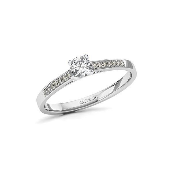 Verlobungsring in Weißgold 585 mit zus. 0,32 ct. Brillant tw, si von acredo - A-11LC2W-WW5-1TVPVYZ Verlobungsring in Weißgold 585 mit zus. 0,32 ct. Brillant tw, si von acredo - A-11LC2W-WW5-1TVPVYZ