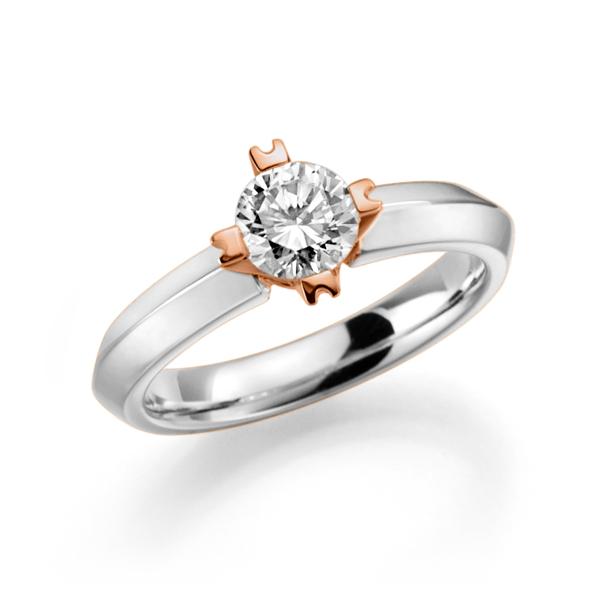 Verlobungsring in Weißgold 585 Rotgold 585 mit 0,7 ct. Brillant tw, si von 123gold - E-2TPAY-WR5-1R7K9LZ Verlobungsring in Weißgold 585 Rotgold 585 mit 0,7 ct. Brillant tw, si von 123gold - E-2TPAY-WR5-1R7K9LZ