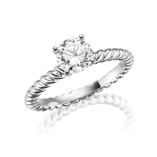 Verlobungsring in Weißgold 750 mit 0,4 ct. Brillant tw, si von Steinberg - Q-ZLBWI-W7-1R7K9JZ Verlobungsring in Weißgold 750 mit 0,4 ct. Brillant tw, si von Steinberg - Q-ZLBWI-W7-1R7K9JZ