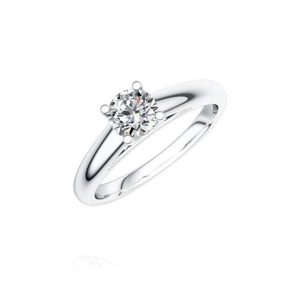 Verlobungsring in Weissgold 750 mit 0,7 ct. Brillant tw, si von Steinberg - Q-NKDS6-W7-1R7K9LZ Verlobungsring in Weissgold 750 mit 0,7 ct. Brillant tw, si von Steinberg - Q-NKDS6-W7-1R7K9LZ