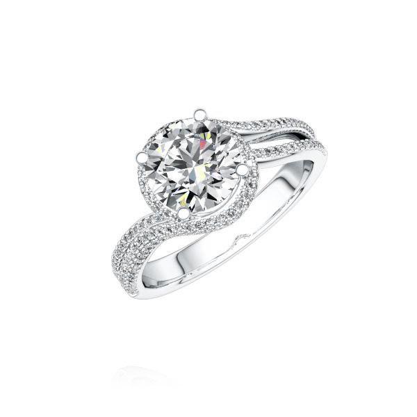 Verlobungsring in Weißgold 750 mit 0,7 ct. + zus. 0,42 ct. Brillant tw, si tw, vs von Steinberg - Q-IZ201-W7-1R88SYZ Verlobungsring in Weißgold 750 mit 0,7 ct. + zus. 0,42 ct. Brillant tw, si tw, vs von Steinberg - Q-IZ201-W7-1R88SYZ