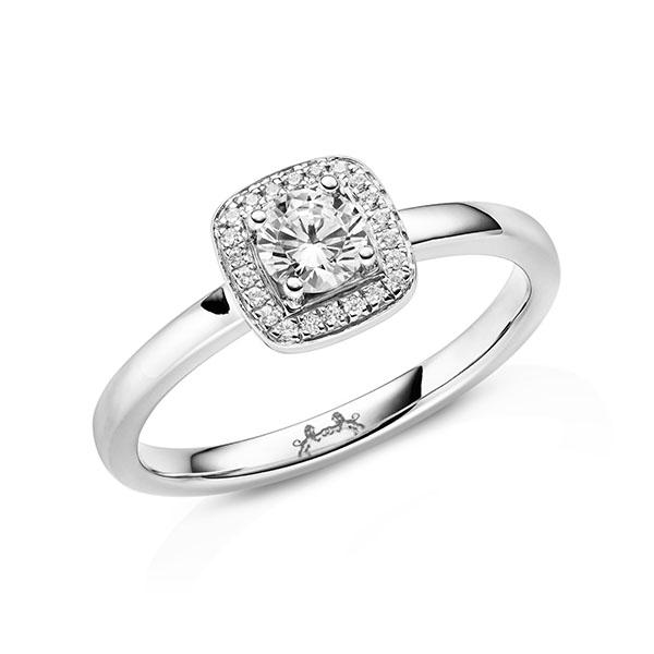 Verlobungsring in Weißgold 750 mit zus. 0,294 ct. Brillant tw, si tw, vs von Steinberg - Q-11NQQU-W7-1U1NGSZ Verlobungsring in Weißgold 750 mit zus. 0,294 ct. Brillant tw, si tw, vs von Steinberg - Q-11NQQU-W7-1U1NGSZ