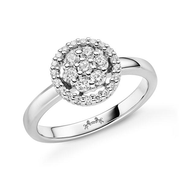 Verlobungsring in Weißgold 750 mit zus. 0,41 ct. tw, vs von Steinberg - Q-11QNMY-W7-1U3CPGZ Verlobungsring in Weißgold 750 mit zus. 0,41 ct. tw, vs von Steinberg - Q-11QNMY-W7-1U3CPGZ