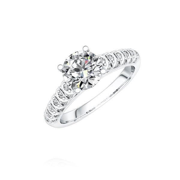 Verlovingsring in platina 950 met 0,7 ct. + in totaal 0,22 ct. Briljant tw/si tw,vs van Steinberg - Q-NKDHR-W9-1R9IV8Z Verlovingsring in platina 950 met 0,7 ct. + in totaal 0,22 ct. Briljant tw/si tw,vs van Steinberg - Q-NKDHR-W9-1R9IV8Z