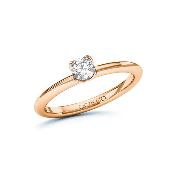 Verlovingsring in roodgoud 14 kt. met 0,3 ct. Briljanten tw/si van acredo - A-14A0IA-R5-1R8BIUZ Verlovingsring in roodgoud 14 kt. met 0,3 ct. Briljanten tw/si van acredo - A-14A0IA-R5-1R8BIUZ