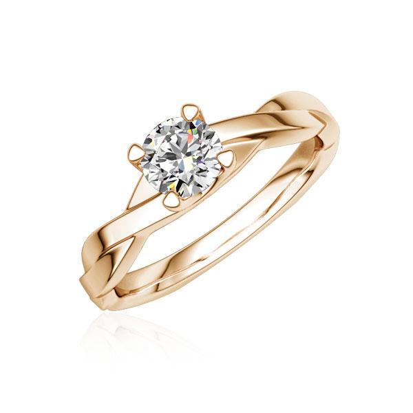 Verlovingsring in roodgoud 18 kt. met 0,5 ct. Briljant tw/si van Steinberg - Q-NMB36-R7-1R7K9KZ Verlovingsring in roodgoud 18 kt. met 0,5 ct. Briljant tw/si van Steinberg - Q-NMB36-R7-1R7K9KZ