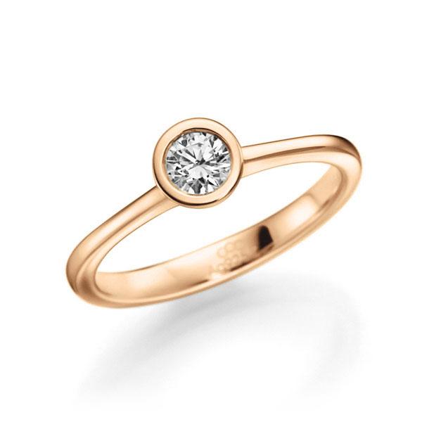 Verlovingsring in roségoud 14 kt. met 0,3 ct. Briljant tw,vs van acredo - A-10L250-E5-1IV6N1Z Verlovingsring in roségoud 14 kt. met 0,3 ct. Briljant tw,vs van acredo - A-10L250-E5-1IV6N1Z