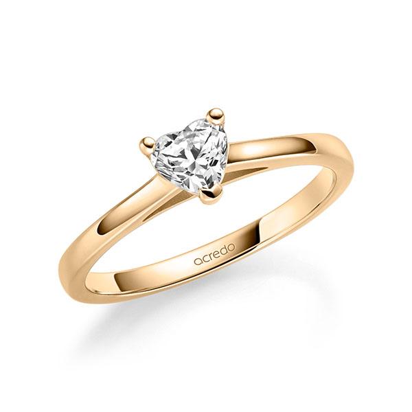 Verlovingsring in roségoud 14 kt. met 0,4 ct. tw,vs van acredo - A-13QE0N-EE5-1XIEE9Z Verlovingsring in roségoud 14 kt. met 0,4 ct. tw,vs van acredo - A-13QE0N-EE5-1XIEE9Z