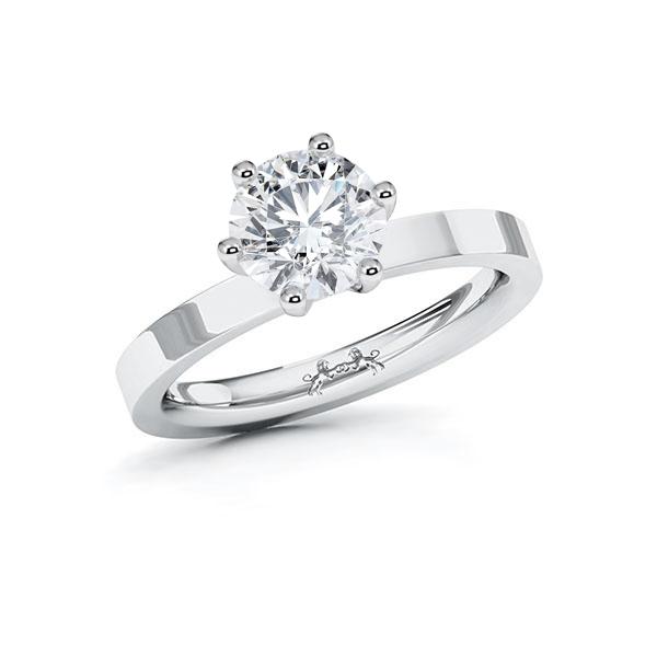 Verlovingsring in witgoud 14 kt. met 0,7 ct. Briljant tw/si van Steinberg - Q-ZT7P5-W5-1R7K5HZ Verlovingsring in witgoud 14 kt. met 0,7 ct. Briljant tw/si van Steinberg - Q-ZT7P5-W5-1R7K5HZ