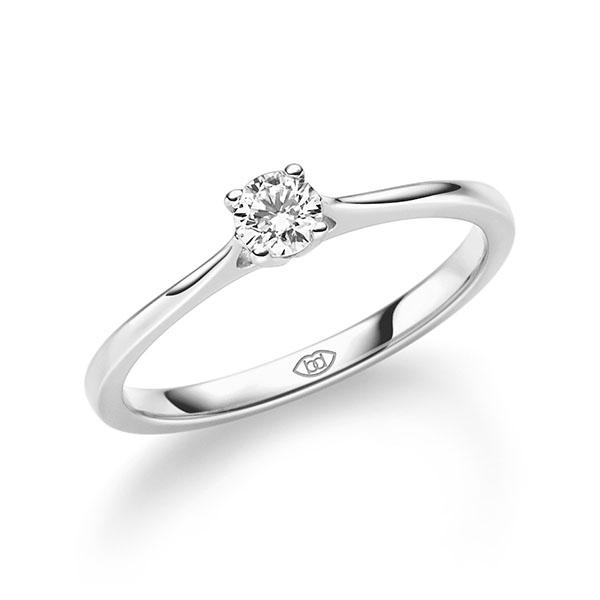 Verlovingsring in witgoud 14 kt. met in totaal 0,23 ct. Briljant tw/si - BD-11SZTJ-W5-1U5CMQZ Verlovingsring in witgoud 14 kt. met in totaal 0,23 ct. Briljant tw/si - BD-11SZTJ-W5-1U5CMQZ