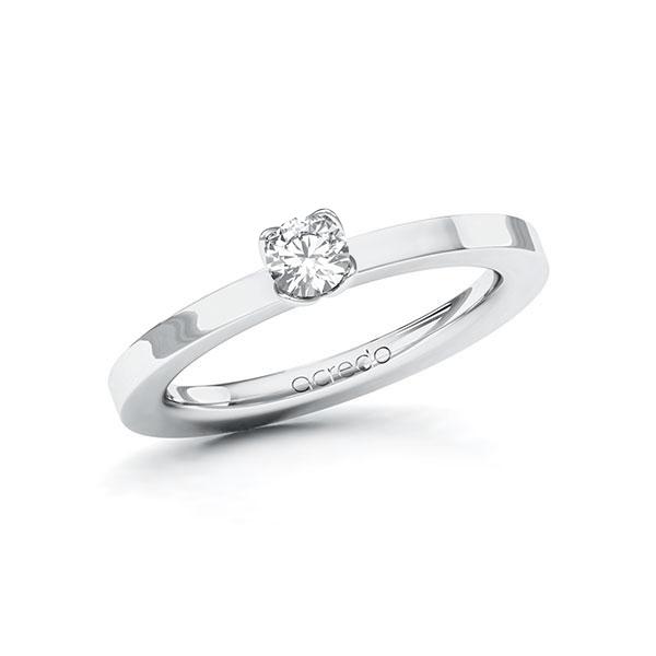 Verlovingsring in witgoud 14 kt. met in totaal 0,25 ct. Briljanten tw/si van acredo - A-10FKX9-WW5-1R0P5UZ Verlovingsring in witgoud 14 kt. met in totaal 0,25 ct. Briljanten tw/si van acredo - A-10FKX9-WW5-1R0P5UZ