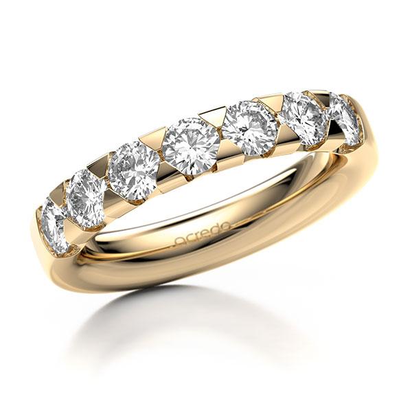 Memoire/Diamantring in Roségold 585 mit zus. 1,4 ct. Brillant tw, si von acredo - A-12718Y-E5-1C7DULZ