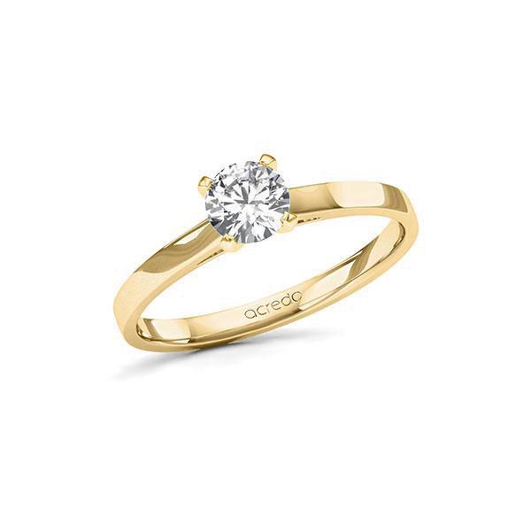 Verlobungsring in Gelbgold 585 mit 0,5 ct. Brillant tw, si von acredo - A-11LBZG-GG5-1TVPQBZ
