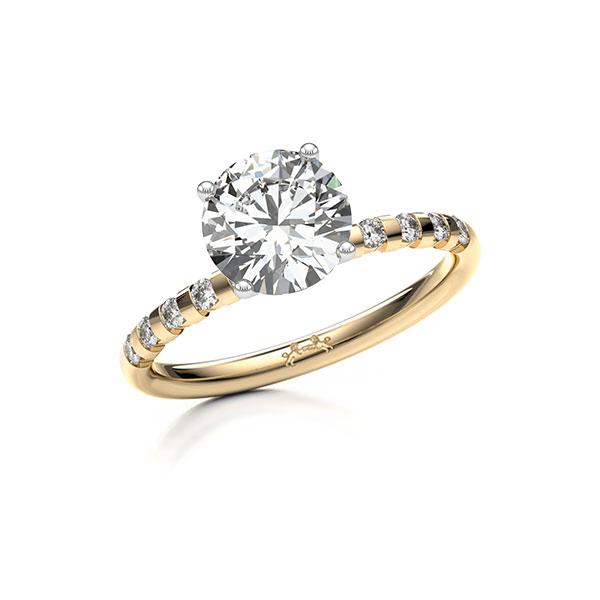 Verlobungsring in Roségold 585 Weißgold 585 mit 2 ct. + zus. 0,2 ct. Brillant tw, si von Steinberg - Q-13L9PY-EW5-1XAAG7Z Verlobungsring in Roségold 585 Weißgold 585 mit 2 ct. + zus. 0,2 ct. Brillant tw, si von Steinberg - Q-13L9PY-EW5-1XAAG7Z