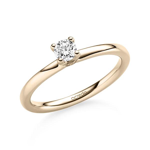 Verlobungsring in Signature Gold 585 mit zus. 0,306 ct. Brillant tw, si von acredo - A-19L284-X5-21GKYDZ